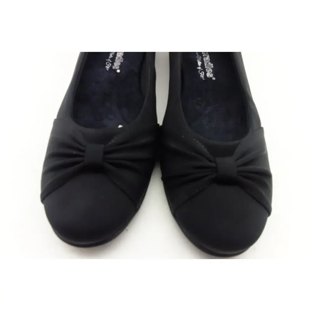 NEW Walking Cradles Fall Black Stretch Ballet Flats Women's 7